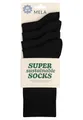 MELAWEAR Socken Bio Baumwolle 4 Paar - Herren & Damen - Business, Sport und Freizeit - weiß, schwarz, bunt - Baumwollsocken mit Fairtrade, GOTS & Grüner Punkt Zertifizierung (35-38, 39-42, 43-46)