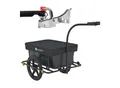Juskys Transportanhänger Fahrradanhänger 90 Liter - Lastenanhänger mit Kupplung, Deichsel & Plane