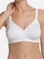Triumph BH ohne Bügel Damen Baumwolle weiß, 80C 664516-0001-09317
