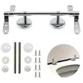 Wc Sitz Scharniere Edelstahl Ersatzscharniere - Toilettendeckel Befestigung ZubehöR Langes Scharnier Klodeckel Sitzscharnier Satz Befestigungsset Wird Verwendet Um Feste Toilettensitzteile