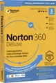 Norton Life Lock Norton 360 Deluxe 25GB GE 1 USER 3 DEVICE 12MO Jahreslizenz, 3 Lizenzen Windows, Mac, Android Antivirus