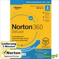NORTON 360 Deluxe 2026 3 Geräte |PC,Mac,Android,iOS| Internet Security DE-Lizenz