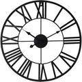 Wanduhr Römische Ziffern Schwarz H&s Collection