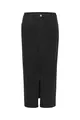KAFFE Rock KAsinem Damen Rock Denim Maxirock High Waist Lang Jeansrock mit Schlitz Skirt Black Deep 40