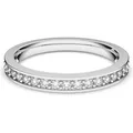 Swarovski Fingerring Matrix Tennis, 1121065,-66,-67,-68,-69, 5032898,-99, 5032900,-01, -02, mit Swarovski® Kristall silberfarben 50