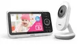 VTech Babymonitor VM350 – Video-Babyphone mit beweglicher Kamera – Klarer Sound, LCD-Farbbildschirm und Nachtsichtfunktion – Mit Gegensprechfunktion, Schlafliedern und Geräuschen