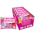 Katjes Wunderland Pink Vorratspack – fruchtiger Mix mit Erdbeere, Kirsche, Himbeere & Heidelbeere, Vegan, 20 x 210g