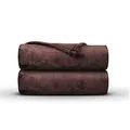 Bestlivings Kuscheldecke Mirabella - hochwertige Flauschige Decke, Cashmere Touch, 220 x 240 cm - Braun