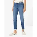 Brax Damen Röhrenjeans Style SHAKIRA USED STONE BLUE, denim blau, Gr. 46
