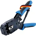 SCHWAIGER NWZ10 531 Universal Crimpzange Presszange Kabel-Werkzeug Kabelzange Abisolieren Kabel kürzen Crimpen Rundkabel Flachkabel konfigurierenRJ11 RJ12 RJ45 4P4C 4P2C