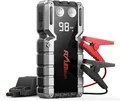 FLYLINKTECH Auto Starthilfe Powerbank 7000A Spitzstrom mit LCD-Display (Für bis zu 9.0L Benzinmotor oder 8.0L Dieselmotoren), Starthilfegerät LED-Taschenlampe und USB Schnellladung 3.0(Modell: CF900)