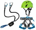 SALEWA Klettersteigset Via Ferrata Premium Attac, Evo Klettergurt & Toxo 3.0 Hel