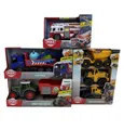 Dickie Toys Fahrzeuge Trecker Baumaschinen LKW Feuerwehrauto Fahrzeug Set Neu