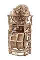 Ugears Sky Watcher Tourbillon Tischuhr - 3D Holzpuzzle Erwachsene Uhr Modellbausatz Erwachsene - Mechanische Sternwarte Bauset mit Tourbillon 3D Puzzle Holz Bausatz Geburtstagsgeschenk - 338 Teile