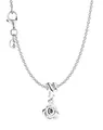 Pandora Damen-Halskette Blühende Rose Silber 68302