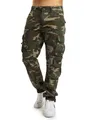 Brandit Pure Slim Fit Pants, Farbe: Woodland, Größe: 4XL