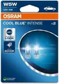 OSRAM W5W COOL BLUE® INTENSE 2 Lampen Doppelblister bis zu 4000 K 12V 5W