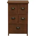 Mobili Rebecca Sideboard, Braun, Holz, Rechteckig, 30x66x40 cm, Wohnzimmer, Kommoden & Sideboards, Kommoden