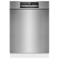 BOSCH SMU6ZCS16E Geschirrspüler Serie 6, unterbaufähige Spülmaschine mit Besteckschublade, 60 cm, Home Connect, Intelligent Programm, Max Flex Körbe, Vario Schublade, Rackmatik, Edelstahl