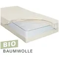 Encasing Bio Cotton Softsan, Milbenschutzbezug für Boxspring Matratzen beige 140 cm x 200 cm x 30 cm