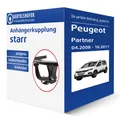G.D.W. Anhängerkupplung starr für PEUGEOT Partner Version L1 AHK
