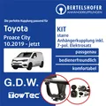 Für TOYOTA Proace City Typ BPZ 10.2019-jetzt AHK starr +7pol spez E-Satz TOP