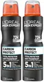 Loreal Men Expert CARBON PROTECT Deospray 72h Antitranspirant Deo Spray 2x 150ml