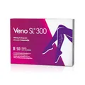 Veno SL 300 - unterstützende Behandlung bei Venenschwäche, Besenreisern, Flüssigkeitsansammlungen und Krampfadern, Hartkapseln (50 Stück)