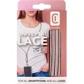 Cellularline Universal Lace Universelles Umhängeband für Smartphones, Umhängegurt, Pink, Stoff, China, Universal, 1 Stück(e) - Rosa
