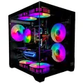 Gaming PC PHANTOM BLACK | RTX 3050 | 32GB RAM 500GB SSD| 10 Kerner | Luftkühlung