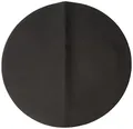 ASA Leder Tischset rund - schwarz - D.38 cm, Lederoptik