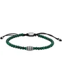 Fossil JF04415040 Damen Armband Edelstahl Grün 25 cm