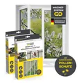 Moskitonetz Pollenschutz Fenster Fliegengitter 2er Set 150x130 Magnetbefestigung