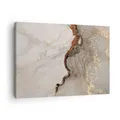Wandbilder 70x50cm Leinwandbild Stein Sand Abstraktion Klein Bilder Wanddeko