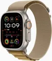 Apple Watch Ultra 2 GPS + Cellular 49mm Titanium mit Tan Alpine Loop medium