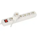 Powersplit Steckdosenleiste 6-fa.ws 2m mit Schalter