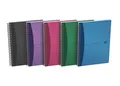Oxford Office A5 Opaque Poly Cover Wirebound Notebook Narrow Ruled with Margin 1