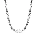 Pandora Collier MOMENTS Collier mit Beads und Perle Silber 393176C01