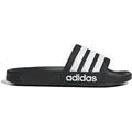 Mode&Accessoires Adidas AG Adidas Badeschuhe Adiletten ADILETTE SHOWER - Black | White - 46 (11)