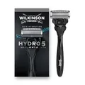 Wilkinson Sword Hydro 5 Ultimate Herrenrasierer, Hyaluronsäure, karbonbeschichtete Klingen, Rasierergriff plus 1 Ersatzklinge