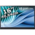 LG Monitor gram +view 16MR70, 16 Zoll, WQXGA 2560 x 1600 Pixel, 3 ms, 60 Hz, portable