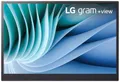LG 40,60cm (16") LED-Monitor 16MR70.ASDWU +view für LG Gram silber - USB-C - 16:10 - 2560x1600 [Energieklasse D] (16MR70.ASDWU)