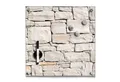 HTI-Living Memoboard Memoboard Glas Stone, (Stück, 1-tlg., 1 Memoboard, 3 Magneten, 1 Stift), Magnettafel Magnetboard Schreibtafel Schreibboard