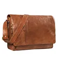 STILORD Elias Echtleder Umhängetasche 15.6 Zoll - der verbesserte Klassiker - Vintage Lifestyle 2.0 Farbe:maraska - braun
