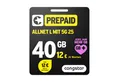 Congstar Prepaid ALLNET L SIM-Karte ohne Vertrag, 5G mit 25 Mbit/s Prepaidkarte, (EU-Roaming inkl. CH, 24 € Startguthaben)
