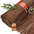 Weidenzaun Natur Sichtschutz aus Holz kürzbar rostfrei Fachhandel-Qualität 150x500 cm - Braun