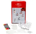 creativ company Kreativset Weihnachtskugeln mit Schnee, (63-tlg), 63 Teile