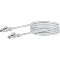 Schwaiger CAT 6 Netzwerkkabel (SF/UTP) RJ45 Stecker > RJ45 Stecker 2,5 m Weiß