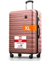 Travely Koffer Polycarbonat Koffer XL 77cm - Reisekoffer, Hartschalenkoffer, Trolley, 4 Rollen, Designed in Germany, austauschbare Griffe und Rollen