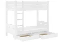Etagenbett weiß 100x200 Matratzen Bettkasten Hochbett Stockbett Kinderbett
